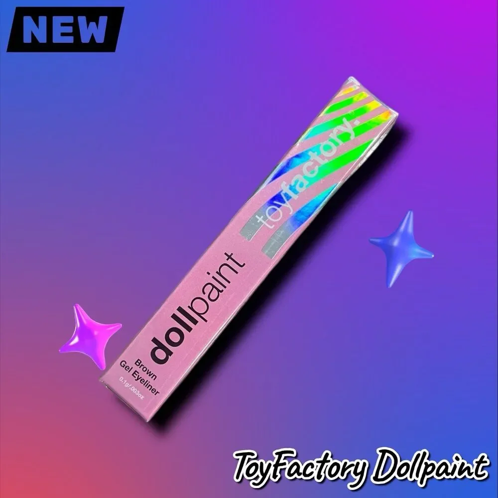 NEW IN BOX ToyFactory Dollpaint Gel Eyeliner – Brown – Full Size